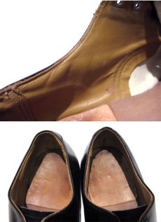 画像4: 1960-70's "US NAVY" Oxford Service Shoes  "Leather Sole"　 size 10  ( 28 cm ) (4)