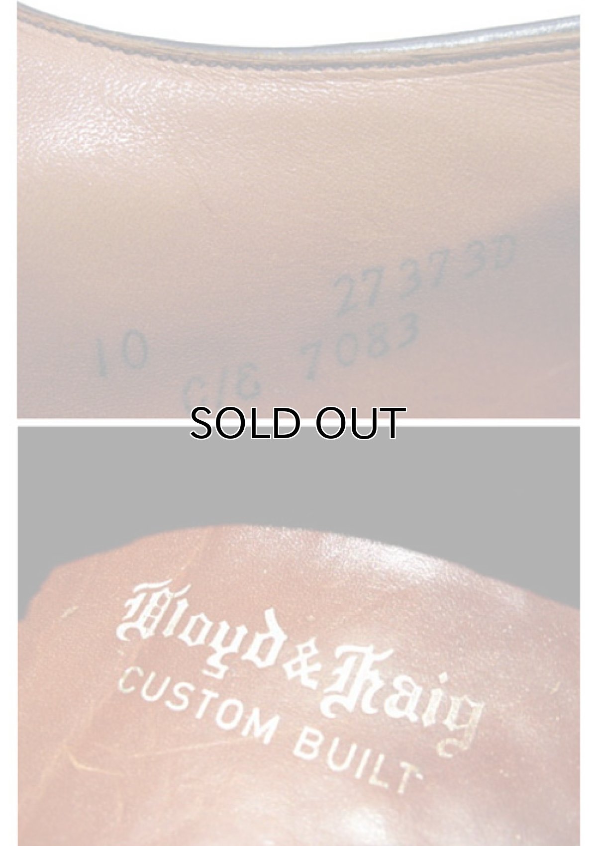 画像4: "Lloyd & Haig" Plain Toe Leather Shoes  Burgundy　 size 10  ( 28 cm ) (4)