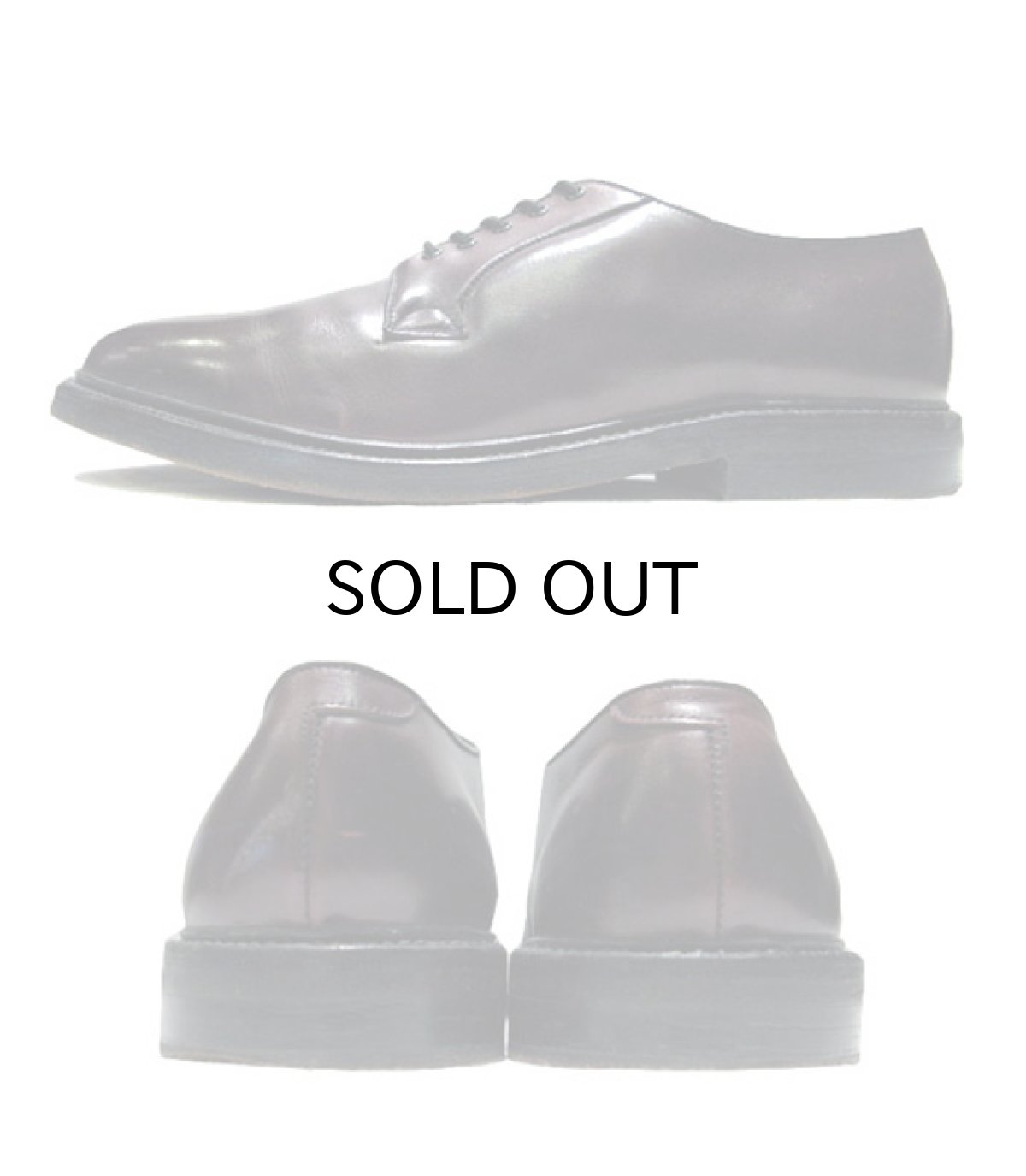 画像2: "Lloyd & Haig" Plain Toe Leather Shoes  Burgundy　 size 10  ( 28 cm ) (2)