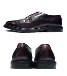 画像2: "Lloyd & Haig" Plain Toe Leather Shoes  Burgundy　 size 10  ( 28 cm ) (2)