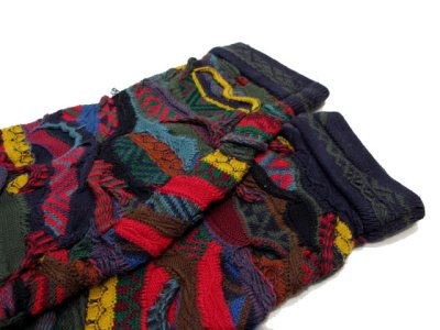 画像3: "COOGI" Multi Color Cotton Knit Cardigan made in Australia   size  M  (表記 M)