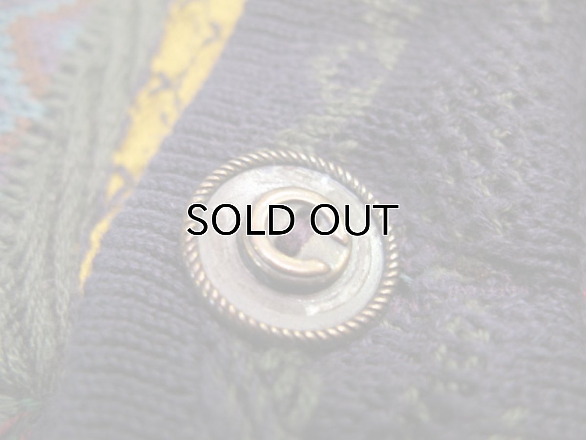 画像4: "COOGI" Multi Color Cotton Knit Cardigan made in Australia   size  M  (表記 M) (4)