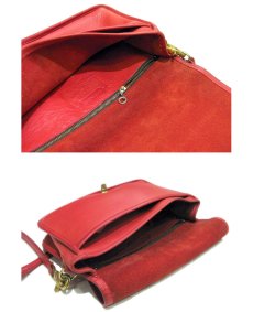 画像5: 1970's OLD COACH Leather Shoulder Bag 　RED　 made in NEW YORK USA (5)