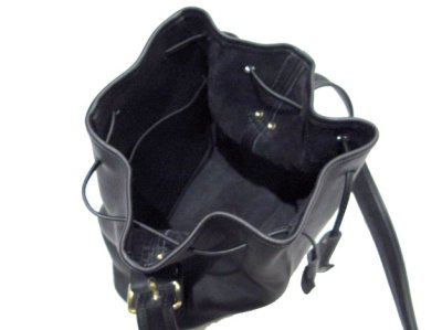 画像1: 1980's OLD COACH Leather Shoulder Bag "Purse Style"　Black　 made in USA