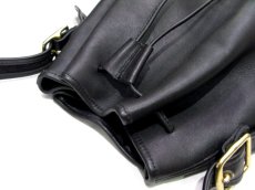 画像5: 1980's OLD COACH Leather Shoulder Bag "Purse Style"　Black　 made in USA (5)