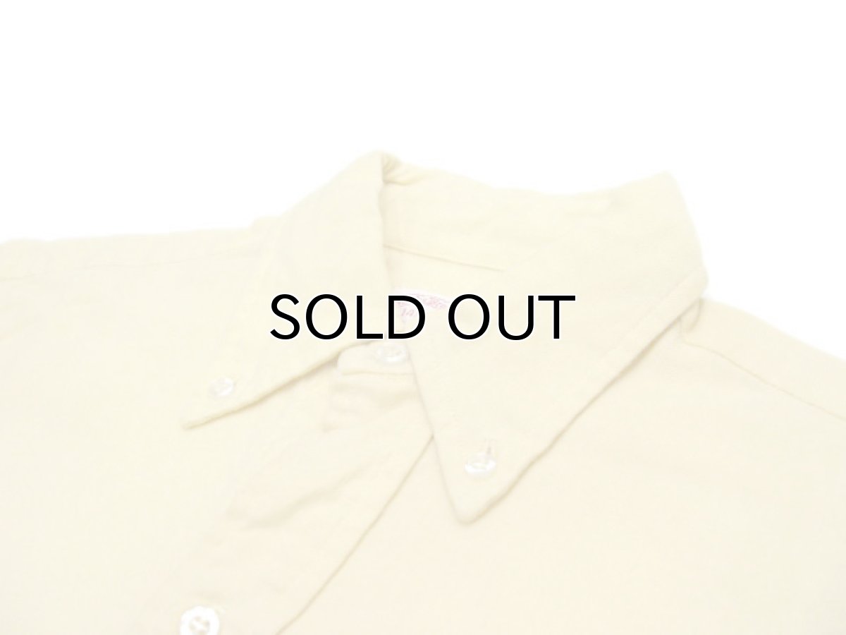 画像5: 1960's  " Brooks Brothers " Cotton x Wool L/S Shirts size M (表記 14 1/2) (5)