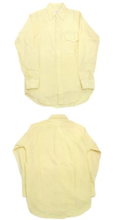 画像3: 1960's  " Brooks Brothers " Cotton x Wool L/S Shirts　size M (表記 14 1/2) (3)