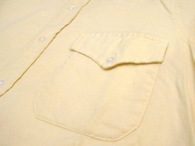 画像1: 1960's  " Brooks Brothers " Cotton x Wool L/S Shirts　size M (表記 14 1/2)