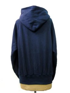 画像2: 1980's  "PANNILL KNITTING CO."  Sweat Parka  DEAD STOCK   NAVY  made in USA    size S  (表記 M) (2)