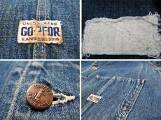 画像3: 1940-50's "GO-PFOR"  Denim Coverall　size M - L  (表記 不明) (3)