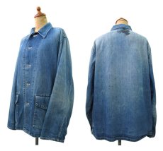 画像2: 1940's "US ARMY" 2 Pockets Denim Coverall　size M ~  38-40 (表記 不明) (2)