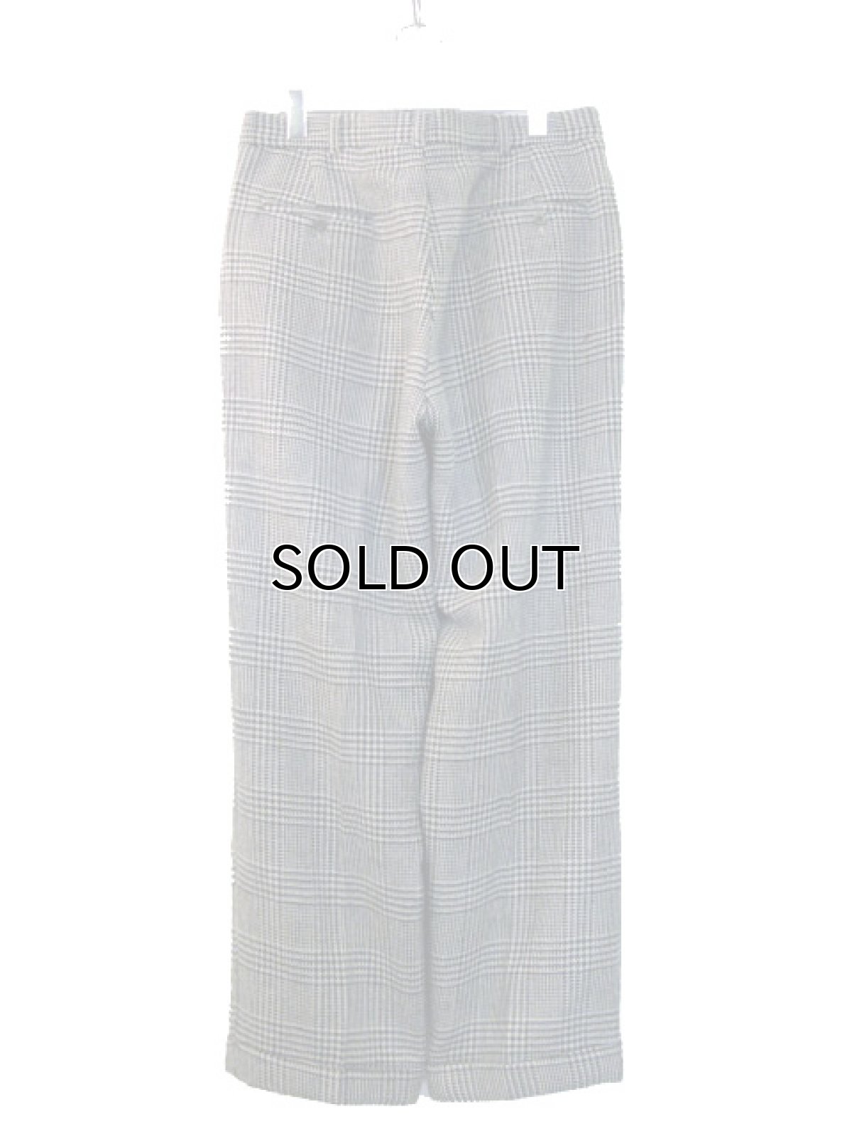 画像2: "Polo Ralph Lauren" Hound's-tooth Check Wool Trousers size  w 33.5 inch (表記 なし) (2)