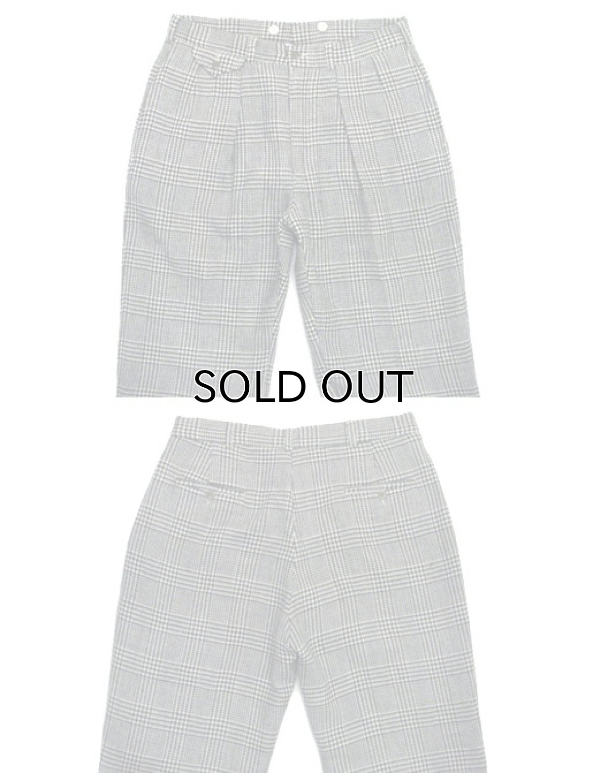 画像3: "Polo Ralph Lauren" Hound's-tooth Check Wool Trousers size  w 33.5 inch (表記 なし) (3)