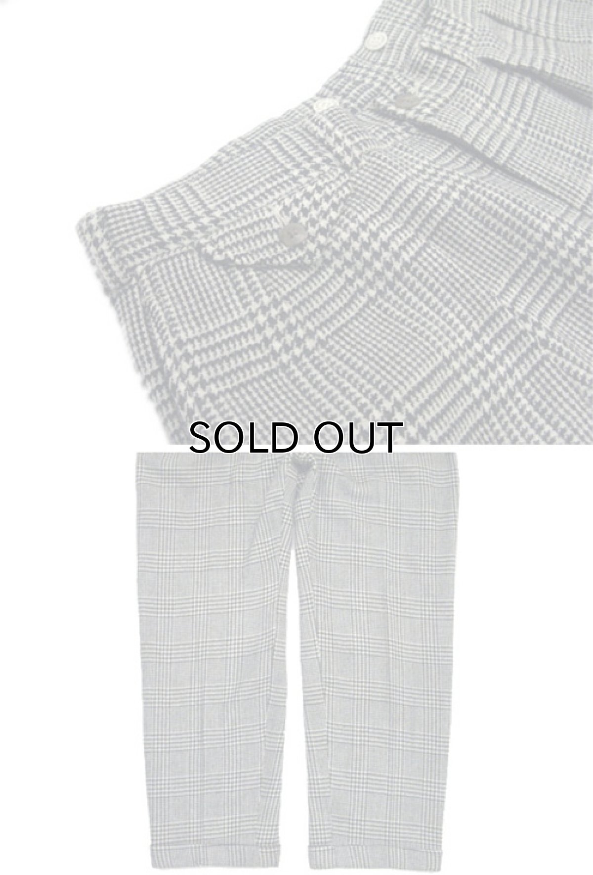 画像4: "Polo Ralph Lauren" Hound's-tooth Check Wool Trousers size  w 33.5 inch (表記 なし) (4)