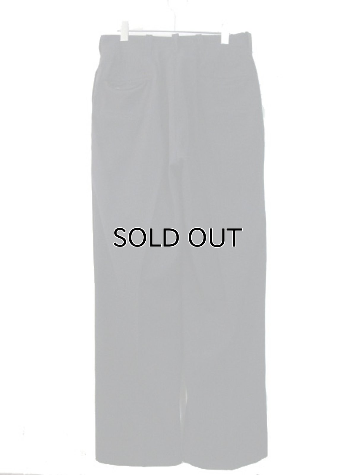 画像2: ~1960's "NewYorkPoliceDepartment" Wool Trousers D.NAVY size  w 32.5 inch (表記 なし) (2)