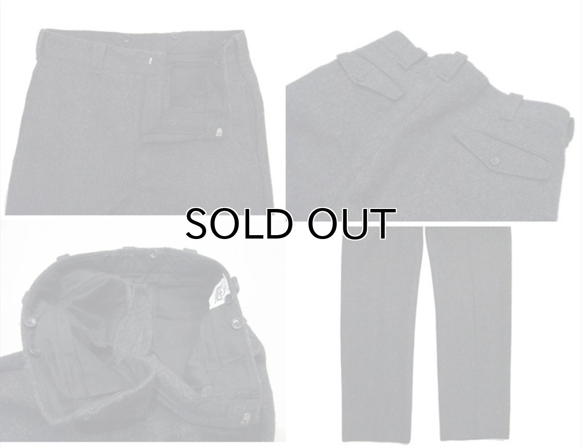 画像4: 1980's "Woolrich" Herringbone Weave Wool Trousers size  w 33 inch (表記 なし) (4)