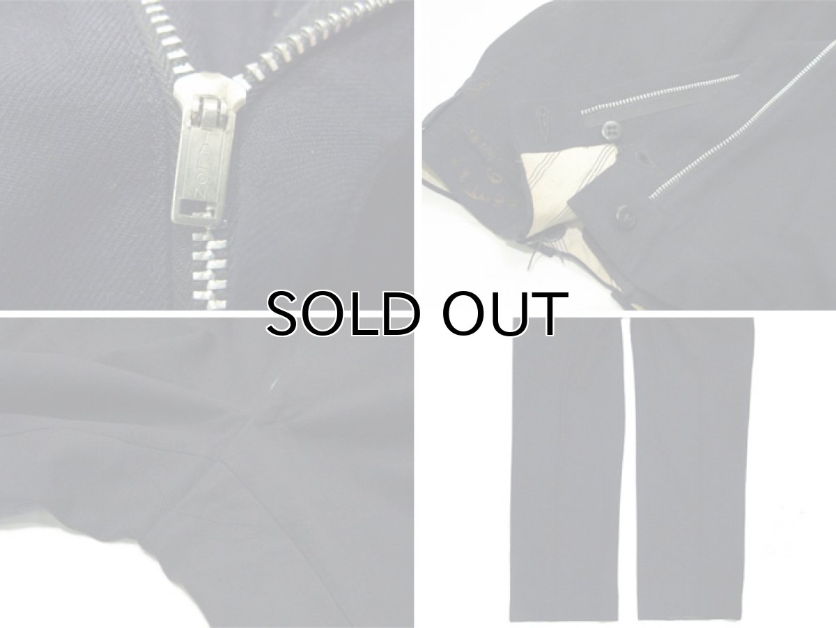 画像3: ~1960's "NewYorkPoliceDepartment" Wool Trousers D.NAVY size  w 32.5 inch (表記 なし) (3)