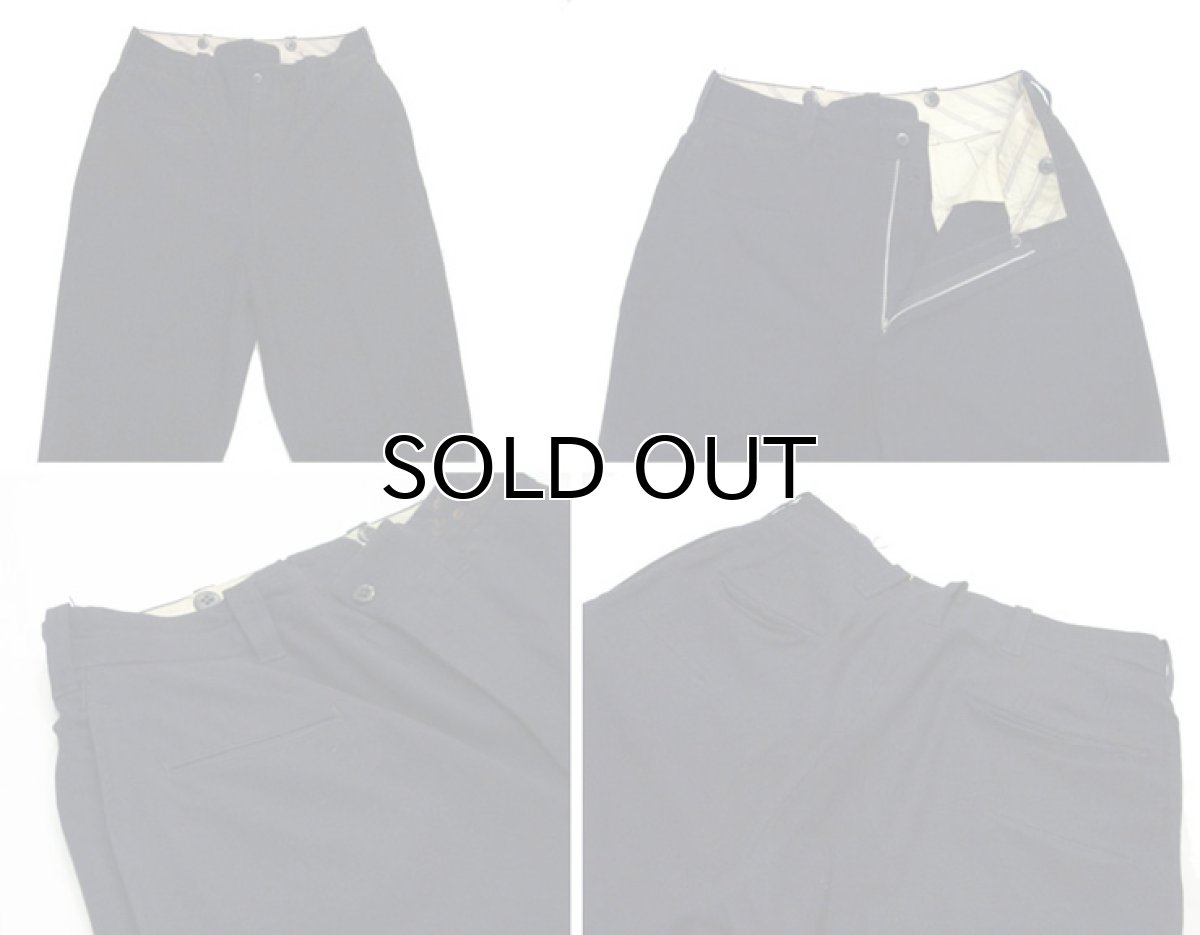 画像5: ~1960's "NewYorkPoliceDepartment" Wool Trousers D.NAVY size  w 32.5 inch (表記 なし) (5)