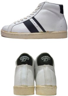 画像2: 1980's "PRO-Keds" Hi - Cut Leather Sneaker DEAD STOCK　White / Black　size 8 (26cm) (2)