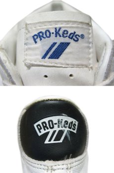 画像3: 1980's "PRO-Keds" Hi - Cut Leather Sneaker DEAD STOCK　White / Black　size 8 (26cm) (3)