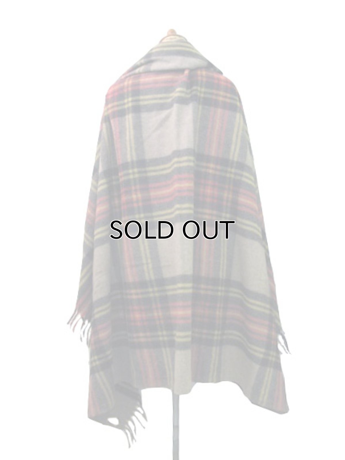 画像3: 1970's~ Check Pattern Wool Blanket  made in India  137.5cm x 153cm (3)