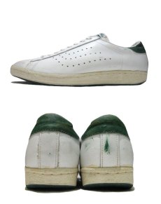 画像2: 1980's "SPALDING" Leather Sneaker DEAD STOCK　White / Green　size 10 (28cm) (2)