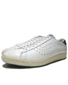 画像1: 1980's "SPALDING" Leather Sneaker DEAD STOCK　White / Green　size 10 (28cm) (1)