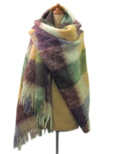 画像2: 1970's "Glenmore" Mohair Wool Blanket  made in Australia  170cm x 139cm (2)