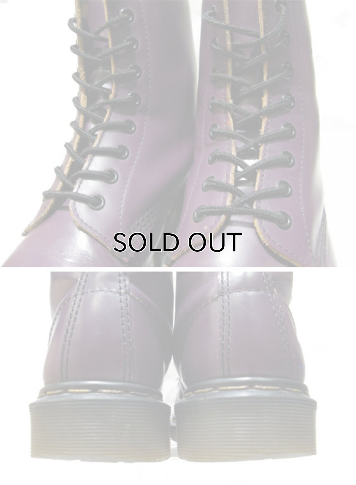 画像5: "Dr.Martens" 8-Hole Leather Boots PURPLE  made in England　 size UK 7  ( US 8 / 26 cm ) (5)