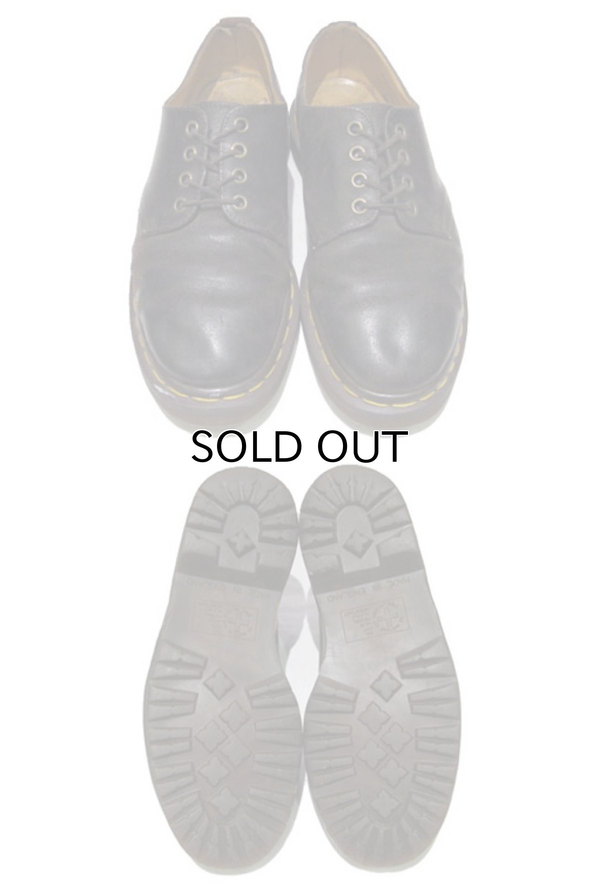 画像2: "Dr.Martens" 4-Hole Leather Boots D,BROWN  made in England  size UK 7  ( US 8 / 26 cm ) (2)