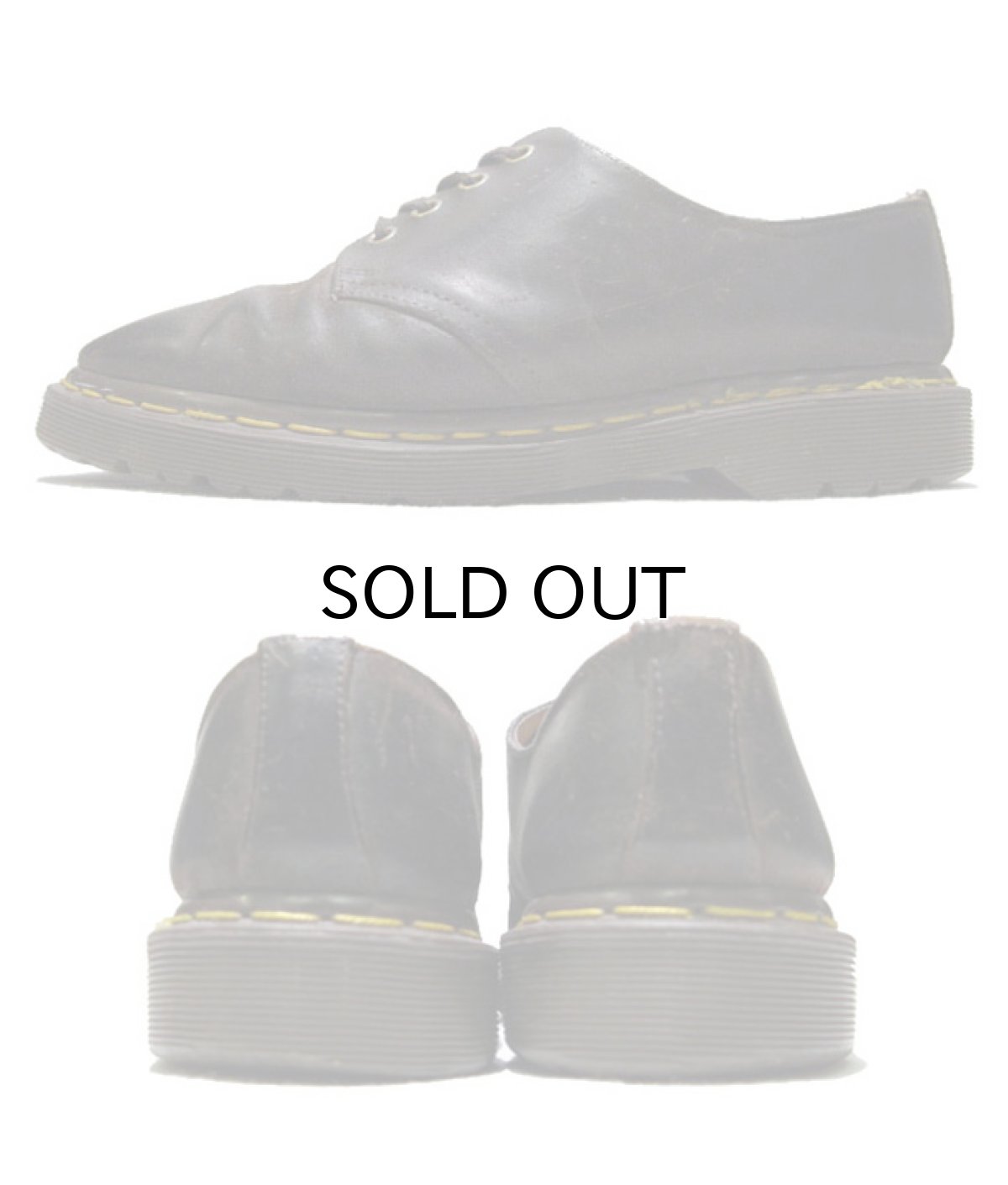 画像3: "Dr.Martens" 4-Hole Leather Boots D,BROWN  made in England  size UK 7  ( US 8 / 26 cm ) (3)