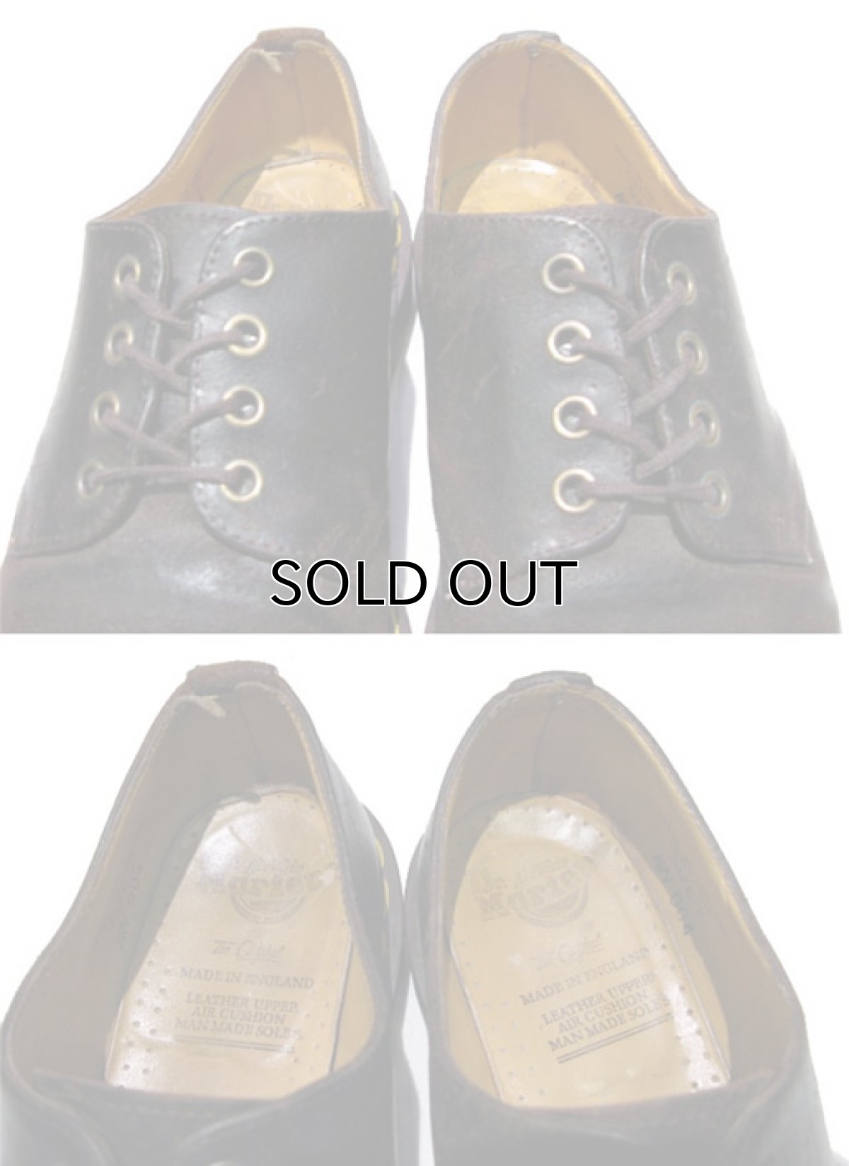 画像4: "Dr.Martens" 4-Hole Leather Boots D,BROWN  made in England  size UK 7  ( US 8 / 26 cm ) (4)