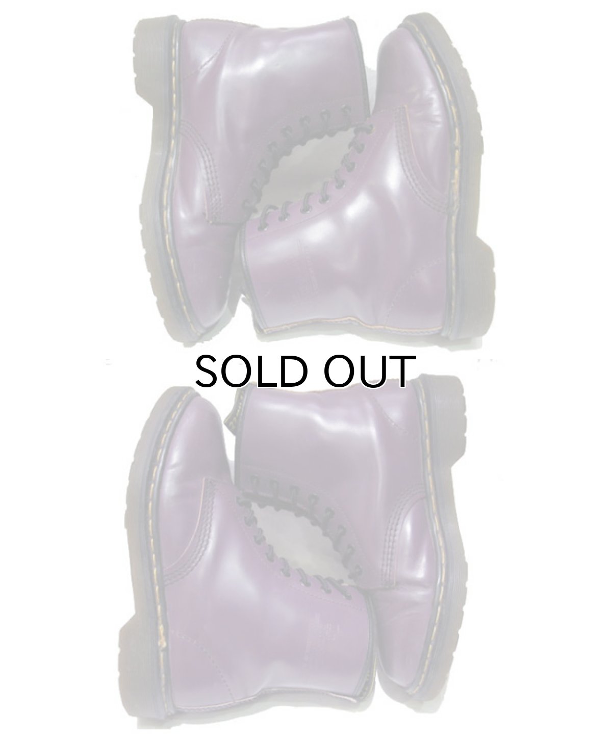 画像3: "Dr.Martens" 8-Hole Leather Boots PURPLE  made in England　 size UK 7  ( US 8 / 26 cm ) (3)
