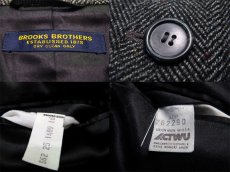 画像4: "BROOKS BROTHERS" Double Breasted Chester Field Coat  GREY　size M  (表記 無し) (4)