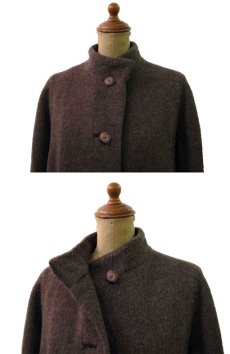 画像3: 1970-80's "Sycamore" Stand Collar Single Wool Coat  size S  (表記 無し) (3)