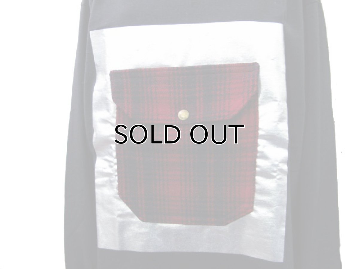 画像3: " Note and Pen the poem  "ポエムのTeeと遊ぶ"  ビッグTee "四角+…."　#3 BLACK　size XL  (3)