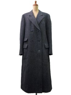 画像1: "BROOKS BROTHERS" Double Breasted Chester Field Coat  GREY　size M  (表記 無し) (1)