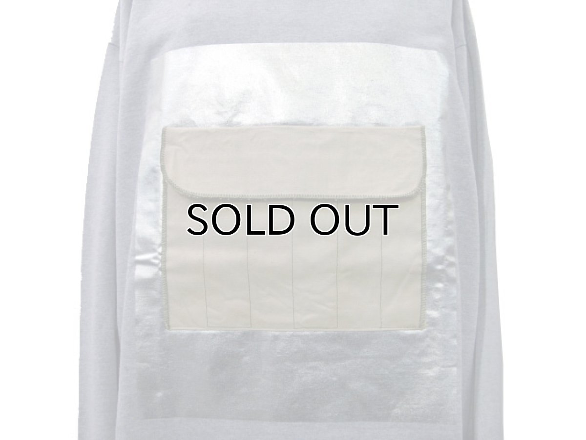 画像3: " Note and Pen the poem  "ポエムのTeeと遊ぶ"  ビッグTee "四角+…." #1 GREY size XL  (3)