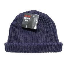 画像1: NewYorkHat "CHUNKY BEANIE" アクリルワッチキャップ　SHORT　DEEP PURPLE (1)