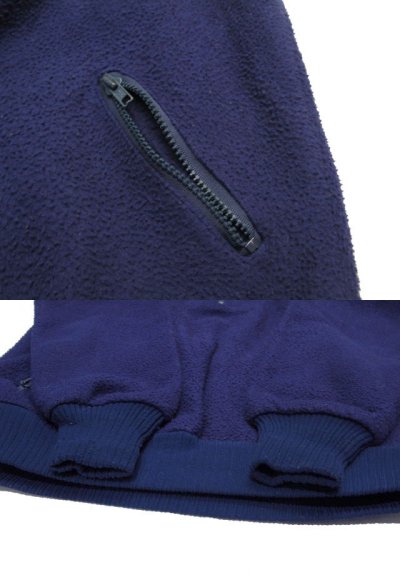 画像1: 1980's "Patagonia" Half Zip Fleece Pullover　"デカタグ"   NAVY　size L (表記 L)