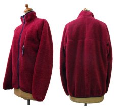 画像2: 1997's "Patagonia" Retro Cardigan　Burgundy　size S-M (表記 S) (2)