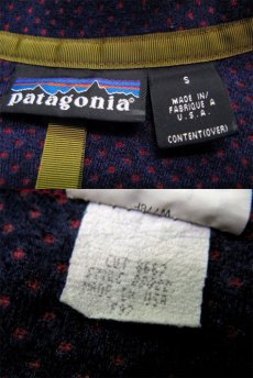 画像5: 1997's "Patagonia" Retro Cardigan　Burgundy　size S-M (表記 S) (5)