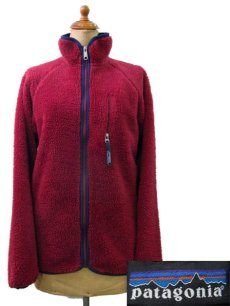 画像1: 1997's "Patagonia" Retro Cardigan　Burgundy　size S-M (表記 S) (1)