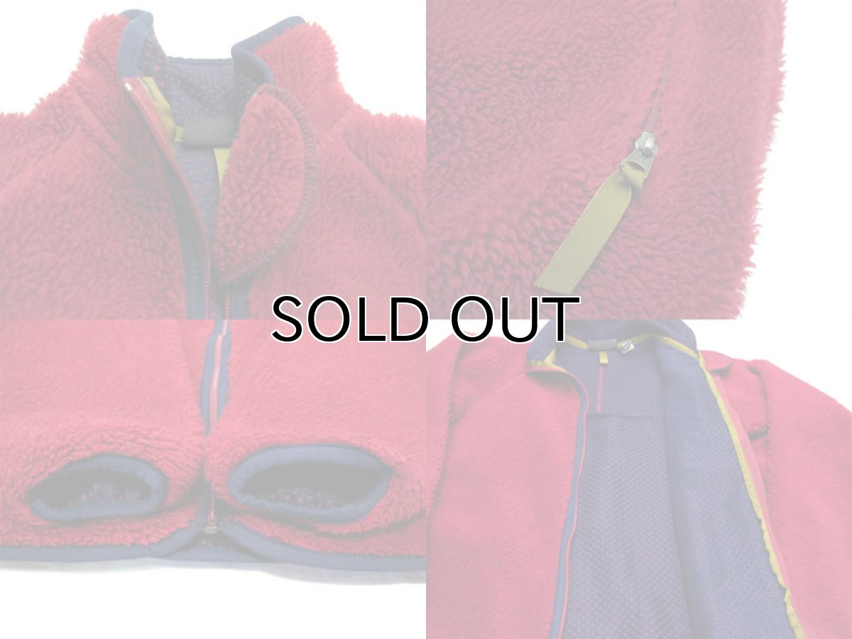 画像4: 1997's "Patagonia" Retro Cardigan　Burgundy　size S-M (表記 S) (4)