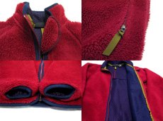 画像4: 1997's "Patagonia" Retro Cardigan　Burgundy　size S-M (表記 S) (4)