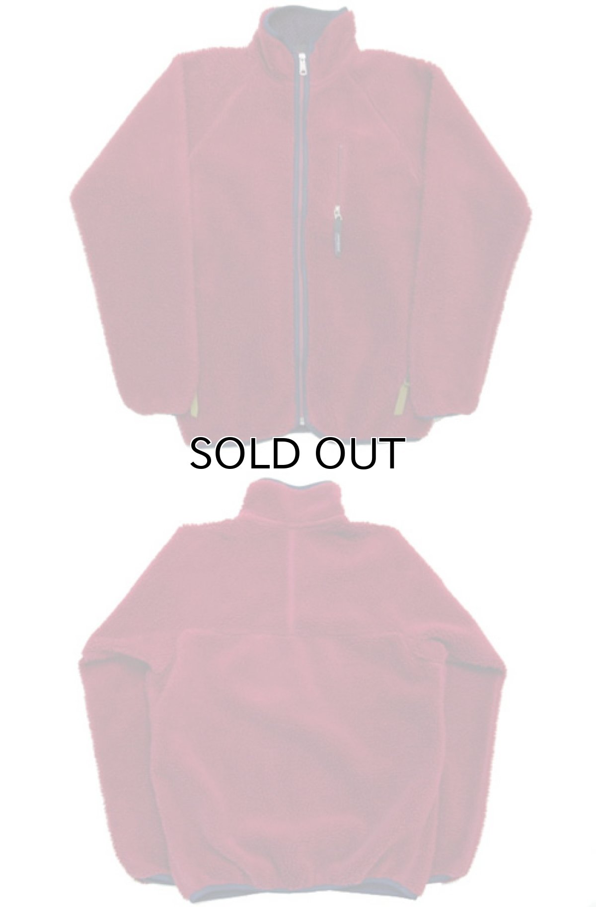 画像3: 1997's "Patagonia" Retro Cardigan　Burgundy　size S-M (表記 S) (3)