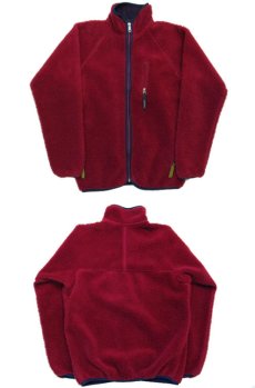 画像3: 1997's "Patagonia" Retro Cardigan　Burgundy　size S-M (表記 S) (3)