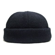 画像1: NEW YORK HAT CO. " WOOL BALL HAT "　BLACK (1)