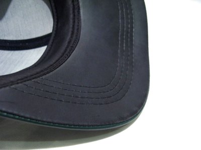 画像3: 1990's GREEN FAKE LEATHER CAP　DEAD STOCK