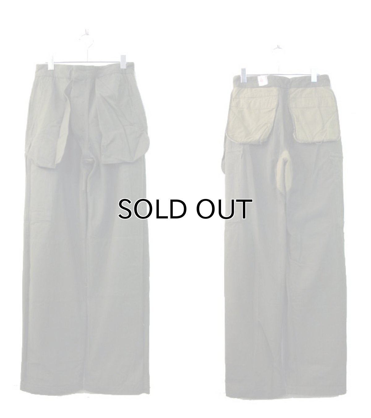 画像3: 1960's French Military "M-47" Trousers DEAD STOCK-one wash　size w 30 inch (表記 41) (3)